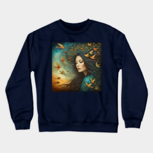 Nest Head Lady Crewneck Sweatshirt